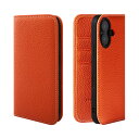 HANATORA iPhone16 ケース 手帳型 本革 スマホケース スマホ スタンド コードホルダー 付き シュリンクカーフレザー ギフト マグネットなし ...