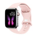 Tighesen コンパチブル Apple Watch バンド アップルウォッチ バンド 38mm 40mm 41mm 42mm 44mm 45mm 49mm for iWatch Ultra 2/Ultra SE Series 9/8/7/6/5/4/3/2/1 に対応 スポーツバンド 交換ベルト シリコン製 柔らかい 通(2)