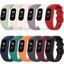 FitTurn Soft Silicone Bands Compatible with Garmin Vivosmart 5 Straps Replacemen...
