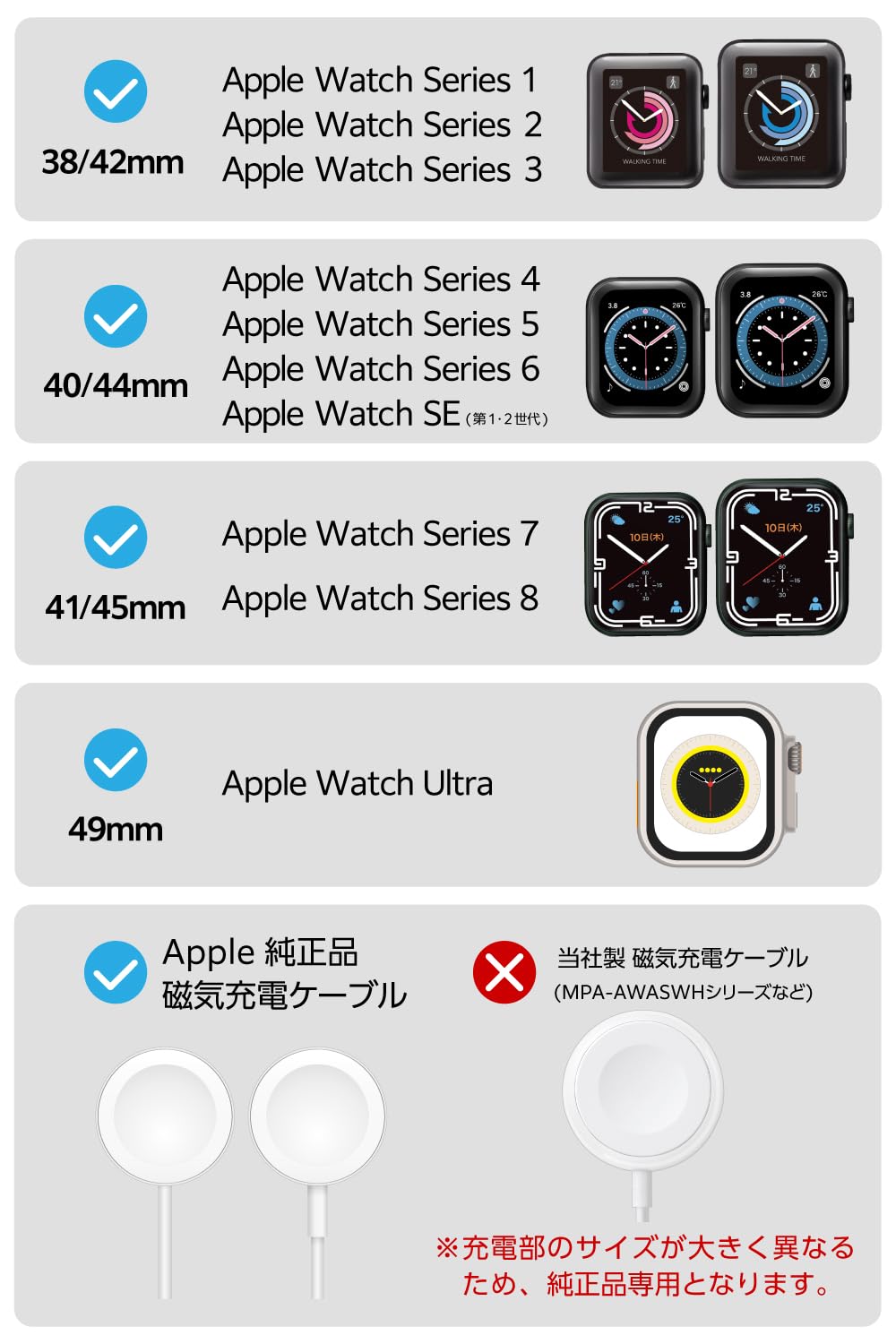 エレコム Apple Watch アップルウォッチ 充電スタンド スタンド アルミ製 角度調整可 【 Series 8 7 6 SE Ultra 5 4 3 2 1 / 49mm 45mm 44mm 42mm 41mm 40mm 38mm 対応】 ブラック AWWDSCHALABK