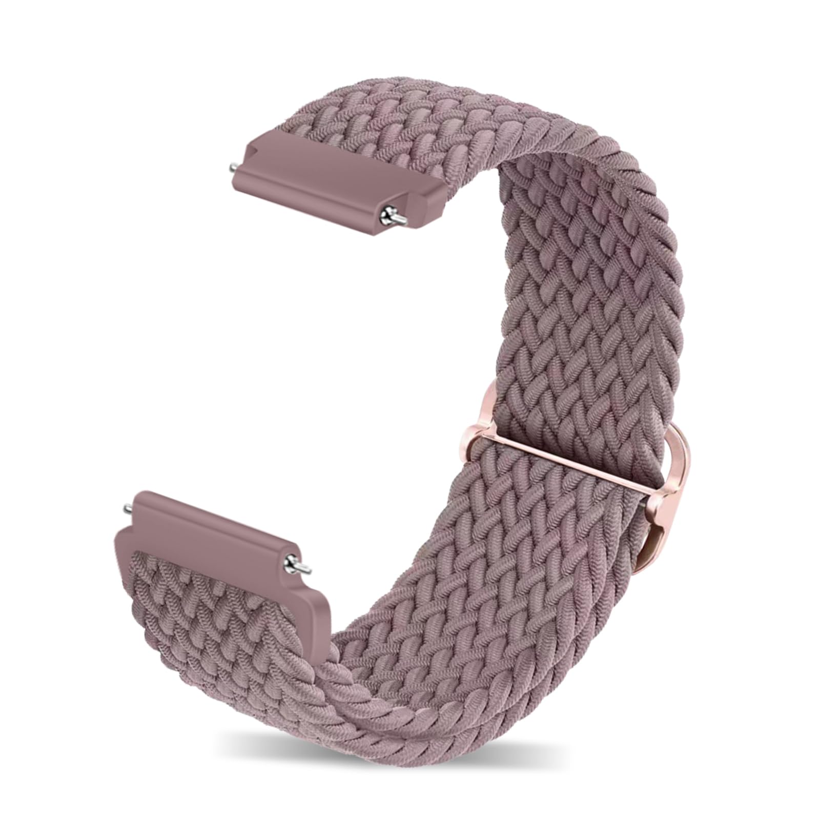 [CeiBand] ナイロンバンド 18mm 対応 時計バンド 編み 伸縮性 交換ベルト 18mm 20mm 22mm サイズあり 通気性 柔軟性 クイックリリース 腕時計ベルト スマートウォッチバンド ベルト (スモークパープ