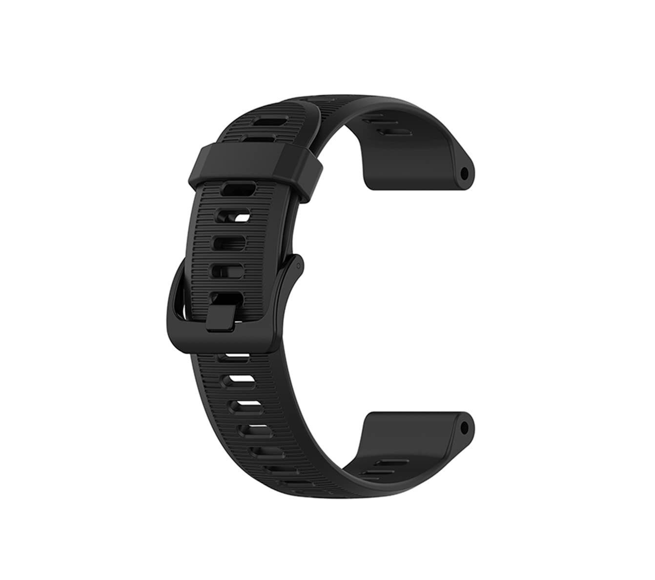SHEAWA GARMIN(ガーミン) ForeAthlete 945用バンド ベルト 交換バンド シリコンバンド 交換ベルト スポーツ ストラップ アクセサリー (ブラック)