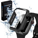 TALENANA Apple Watch 用 防水ケース series 9/series 8/series 7 45mm アップルウォッチ保護カバー ガラスフィルム 一体型 防水 防塵 PC素材 タッチ感良好 全面保護 高透過率 指紋防止 衝撃吸収(Apple Watch 9/8/
