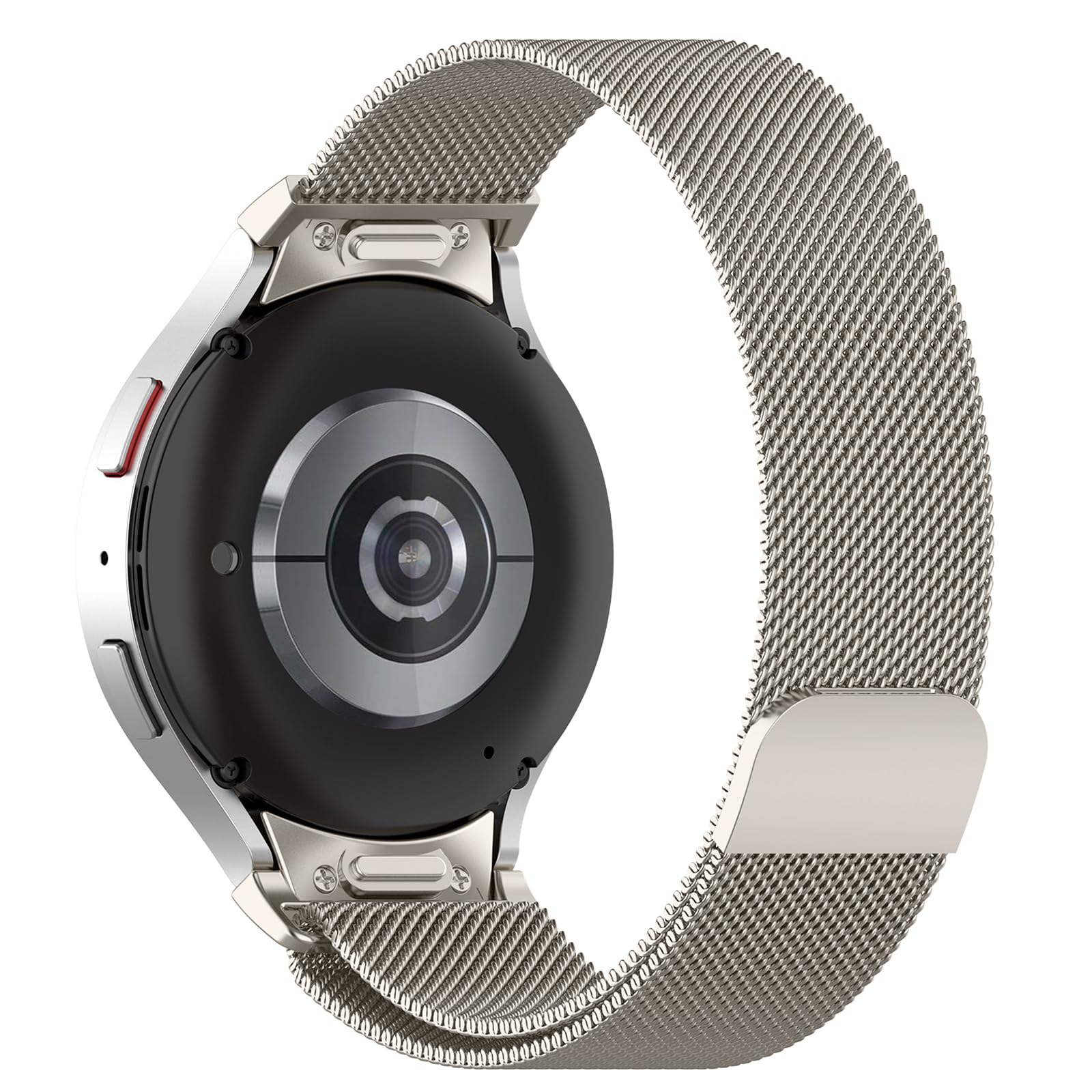 AiMaoo Х Galaxy Watch 7/6/5/4(40mm 44mm)/Galaxy Watch FE б 򴹥Х ƥ쥹 դ ݡĥХ ޥͥåȼ  Ĵǽ 򴹥٥ ȥå Galaxy Watch 6 Classic(43mm 47mm)/Wa