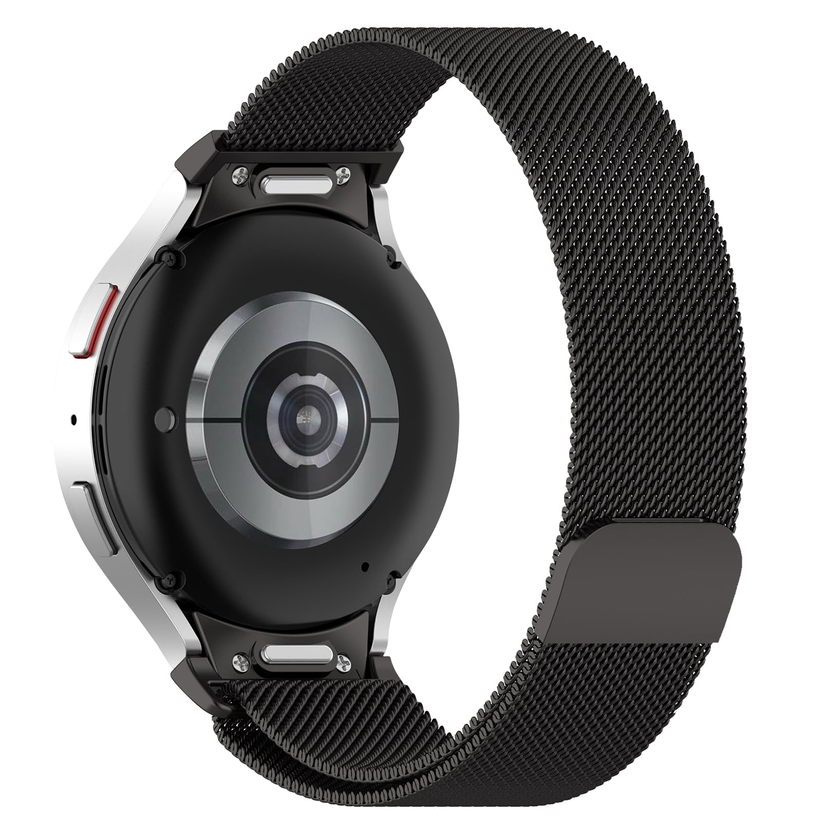 [AiMaoo] Х Galaxy Watch 7/6/5/4(40mm 44mm)/Galaxy Watch FE б 򴹥Х ƥ쥹 դ ݡĥХ ޥͥåȼ  Ĵǽ 򴹥٥ ȥå Galaxy Watch 6 Classic(43mm 47mm)/