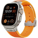 BinGeLi コンパチブル Apple Watch バンド 49mm 45mm 44mm 42mm アップルウォッチ スポーツ バンド シリコーン 交換用 高...
