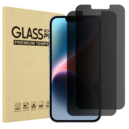 ProCase iPhone 14 フィルム iPhone 13/13 Pro適用 フィルム 2枚 覗き見防止 6.1インチ 強化ガラス スクリーンプロテクター 対応端末:6.1インチ iPhone 14 2022 / iPhone 13/13 Pro 2021 ProCase iPhone 14 フィルム iPhone 13/13 Pro適用 フィルム 2枚 覗き見防止 6.1インチ 強化ガラス スクリーンプロテクター 対応端末:6.1インチ iPhone 14 2022 / iPhone 13/13 Pro 2021