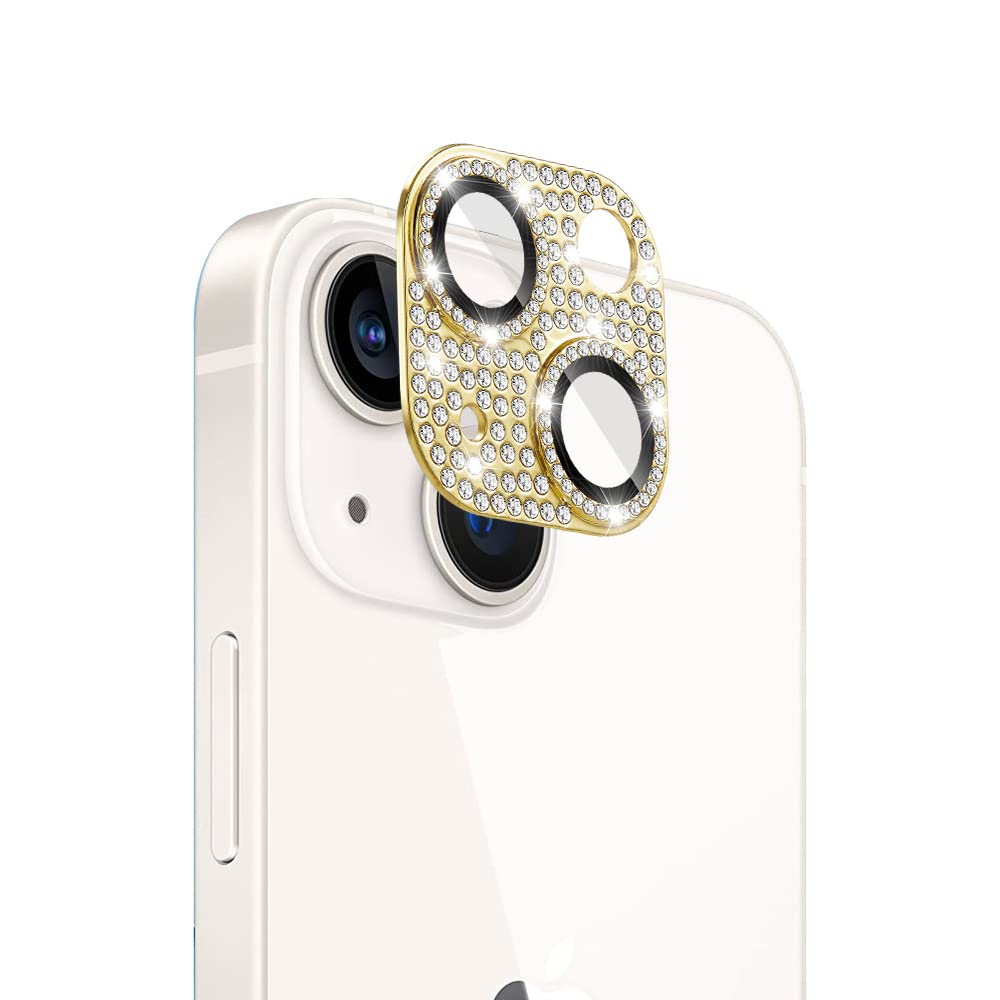 樂天商城 - iPhone 13 / iPhone 13 mini カメラ保護ガラスフィルム カメラレンズ保護カバー アルミニウム合金＋強化ガラス製 カメラカバー キズ防止 露出オーバー防止 耐衝撃 防塵 防滴 薄型 3D全面保護 【1枚