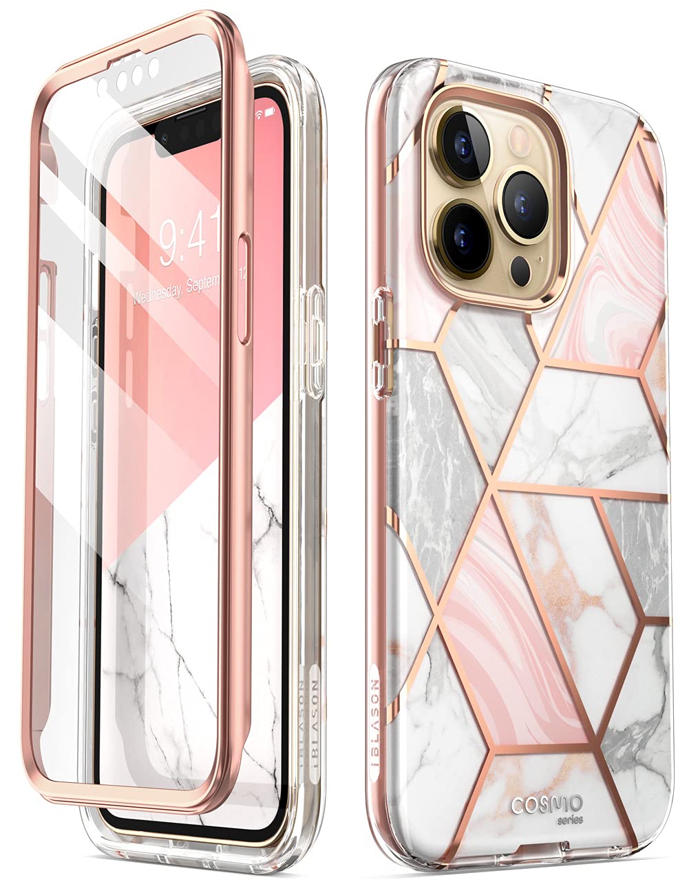 i-Blason iPhone13Pro  6.1 2021 ݸ Ѿ׷ ƷMILʼ ݸե Хѡ...