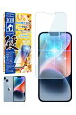シズカウィル iPhone 14 Plus 用 ガラスフィルム 強化ガラス 気泡レス 保護フィルム フィルム 10Hドラゴントレイル ブルーライトカット 液晶保護フィルム 1枚入り