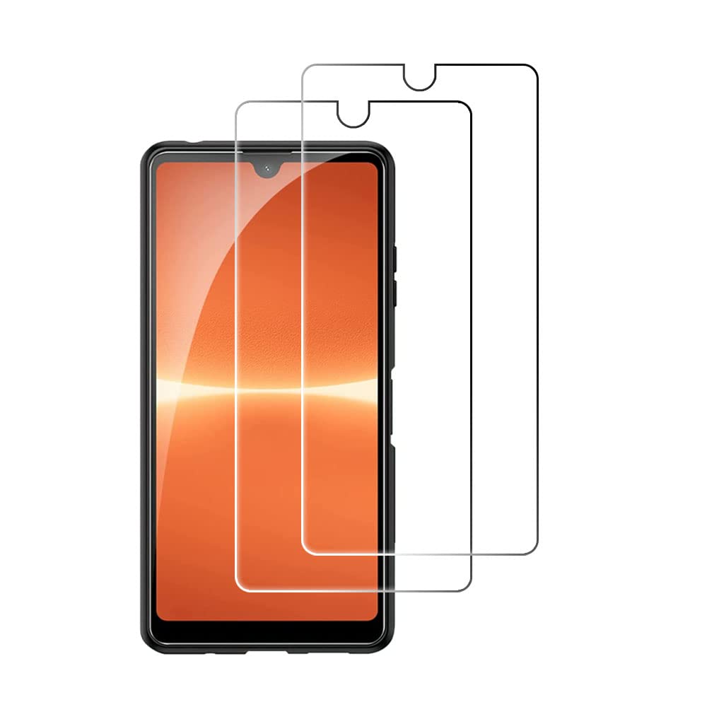 GLASS BAG 【2枚セット】FOR Xperia Ace III SOG08/ SO-53C フィルム 強化ガラス 旭硝子製 FOR Xperia Ace III SOG08/ SO-53C ガラスフィルム 全面保護 硬度9H 飛散防止 指紋防止 自動吸着 気泡防止 液晶保護フィル