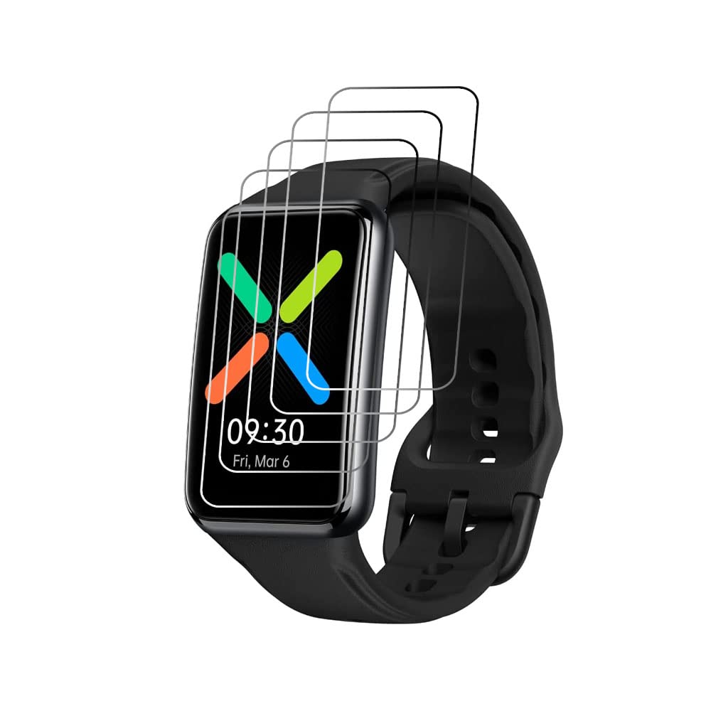 【5枚セット】FOR oppo watch free 軟膜3 D全面保護アーク状のエッジ加工薄型傷修復性保護フィルム高透過率反射防止FOR oppo watch free飛散防止指紋自動吸着気泡防止液晶保護フィルム。