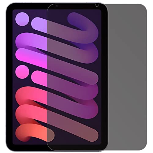 【覗き見防止】iPad mini 2021 用 ガラスフィルム iPad mini6 2021用 8.3インチ 左右つ方向のぞき見防止 液晶保護フィルム 全面プライバシー保護 スクラッチ防止 気泡防止 飛散防止処理 自動吸着