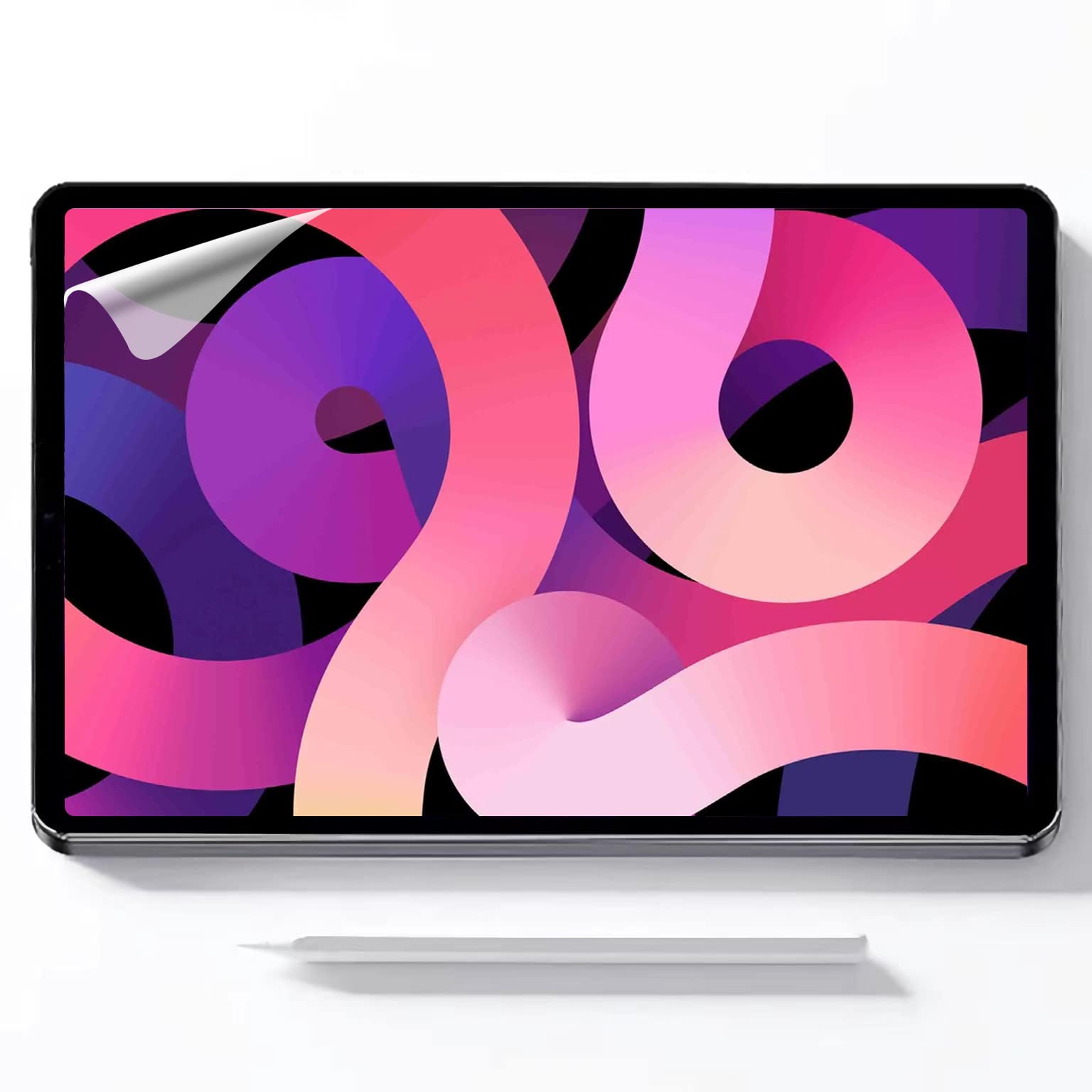 JPフィルター専門製造所 iPad 9.7インチ用の保護フィルム iPad Air 2/iPad Air用の保護フィルム 紙のようなフィルム ブルーライトカット 紙のような描き心地 非光沢反射低減アンチグレア ペン先磨