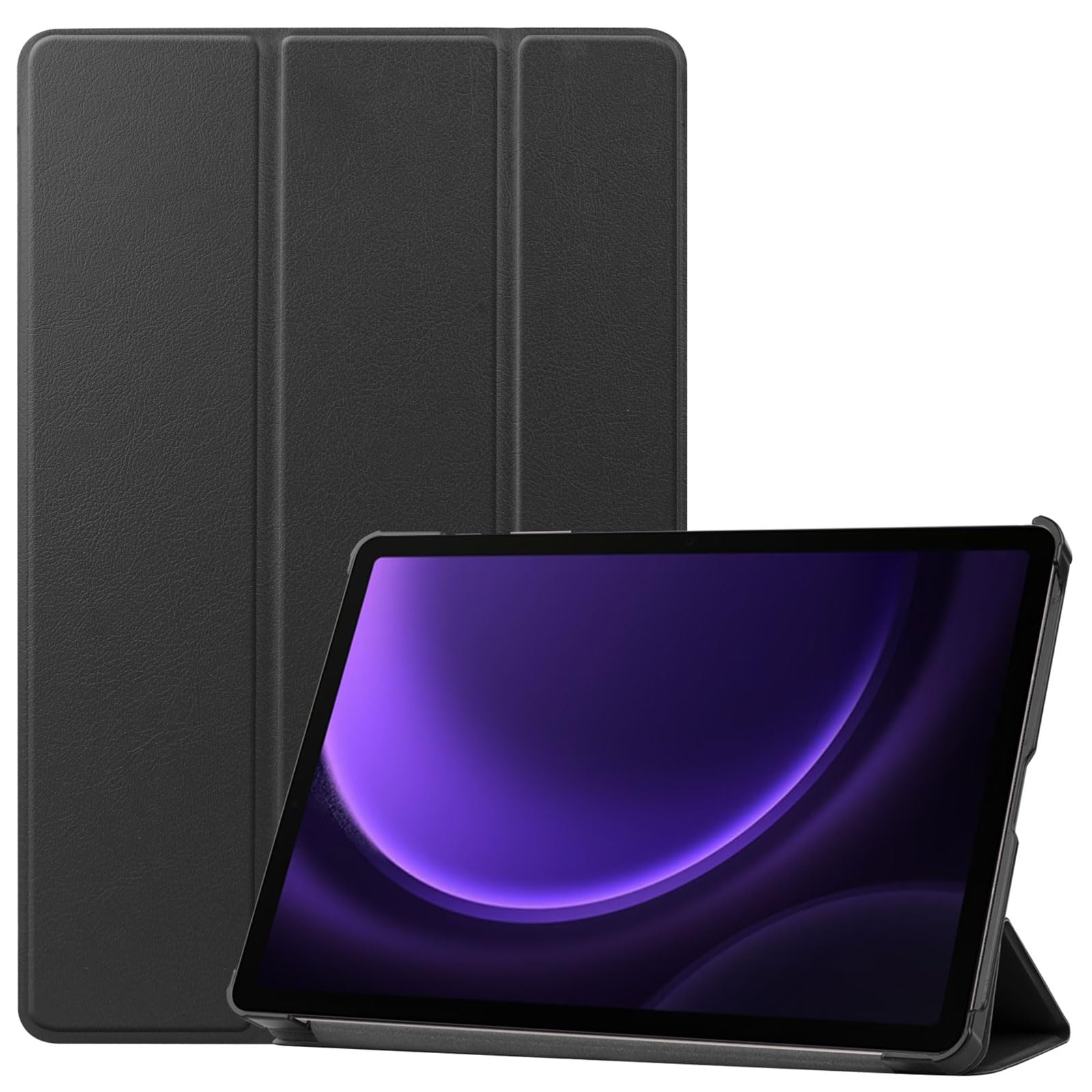 樂天商城 - For Galaxy Tab S9 FE ケース カバー AUDASO Galaxy Tab S9 FE 用ソフト TPU カバー キズ防止 スタンド機能付き 全面保護型 超薄型 超軽量 ケース 耐衝撃 Galaxy Tab S9 FE 対応 ケース カバー （ブラック）