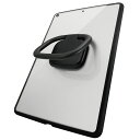 エレコム iPad 10.2 第9/8/7世代 (2021/2020/2019年) ケース TOUGH SLIM フレームカラー リング付き スタンド機能付き ブラック TB-A21RTSLFCRBK(2)
