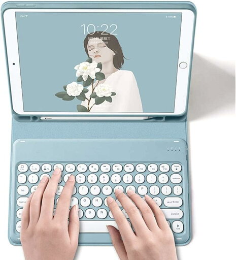 可愛い iPad Air 11 インチ M2 キーボードケース 丸型キー iPad Air 第 5 4 世代 10.9インチ キーボード 女性 人気 アイパッド iPad Air5 Air4 キーボードカバー カラフル カラーキーボード,ミント 可愛い iPad Air 11 インチ M2 キーボードケース 丸型キー iPad Air 第 5 4 世代 10.9インチ キーボード 女性 人気 アイパッド iPad Air5 Air4 キーボードカバー カラフル カラーキーボード,ミント
