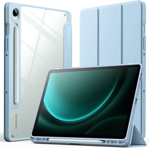 Galaxy Tab S9 FE Plus/Tab S9 Plus ケース 透明 クリア バックカバー S Pen 収納 三つ折スタンド オートスリープ機能 おしゃれ 手帳型軽量 薄型 Tab S9 FE Plus/S9 プラス 12.4インチ 用 保護ケース 耐衝撃 全 Galaxy Tab S9 FE Plus/Tab S9 Plus ケース 透明 クリア バックカバー S Pen 収納 三つ折スタンド オートスリープ機能 おしゃれ 手帳型軽量 薄型 Tab S9 FE Plus/S9 プラス 12.4インチ 用 保護ケース 耐衝撃 全