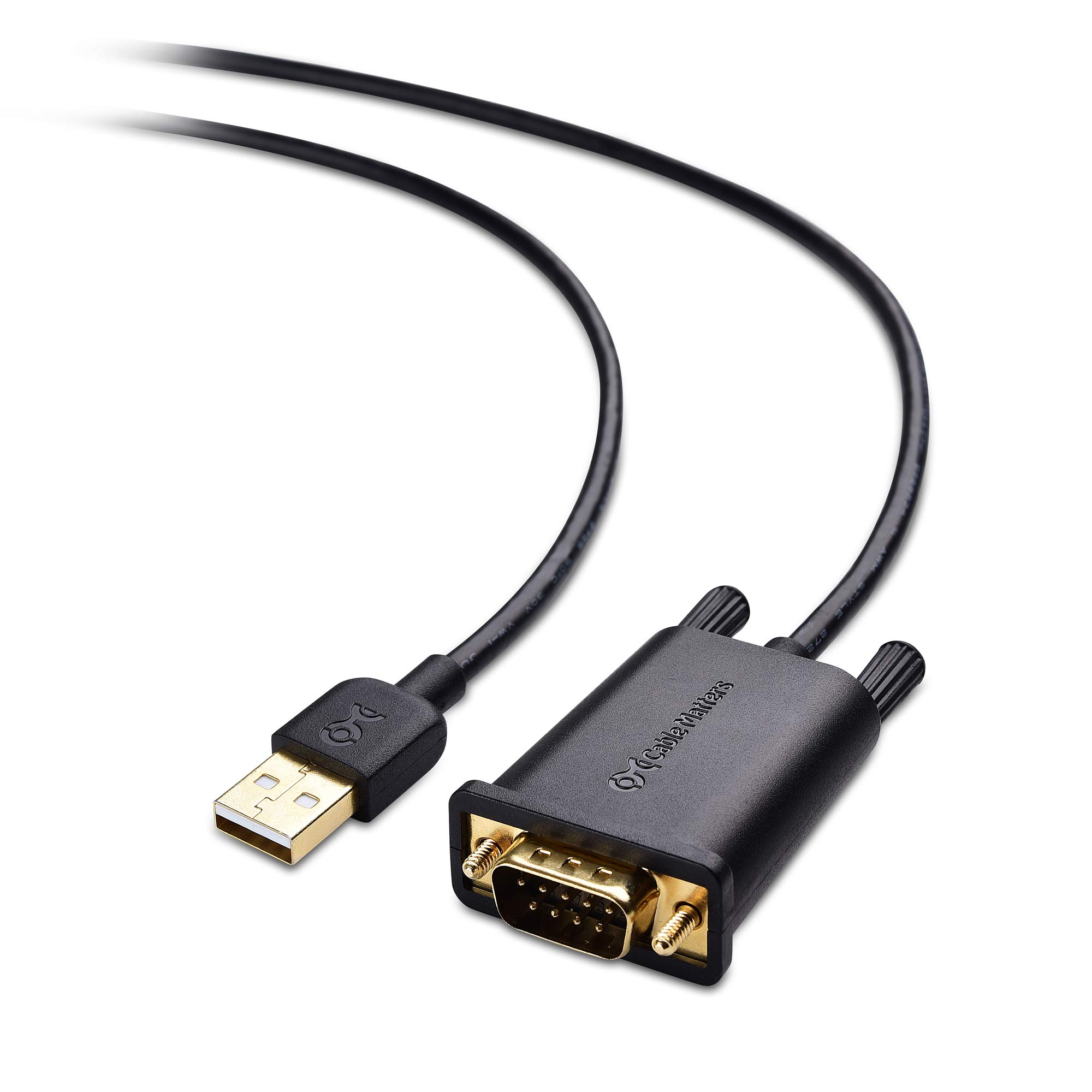 Cable Matters USB RS232 変換ケーブル 1m USB シリアル 変換 ケーブル USB type A to DB9 シリアル オス オス Windows Mac OS両対応