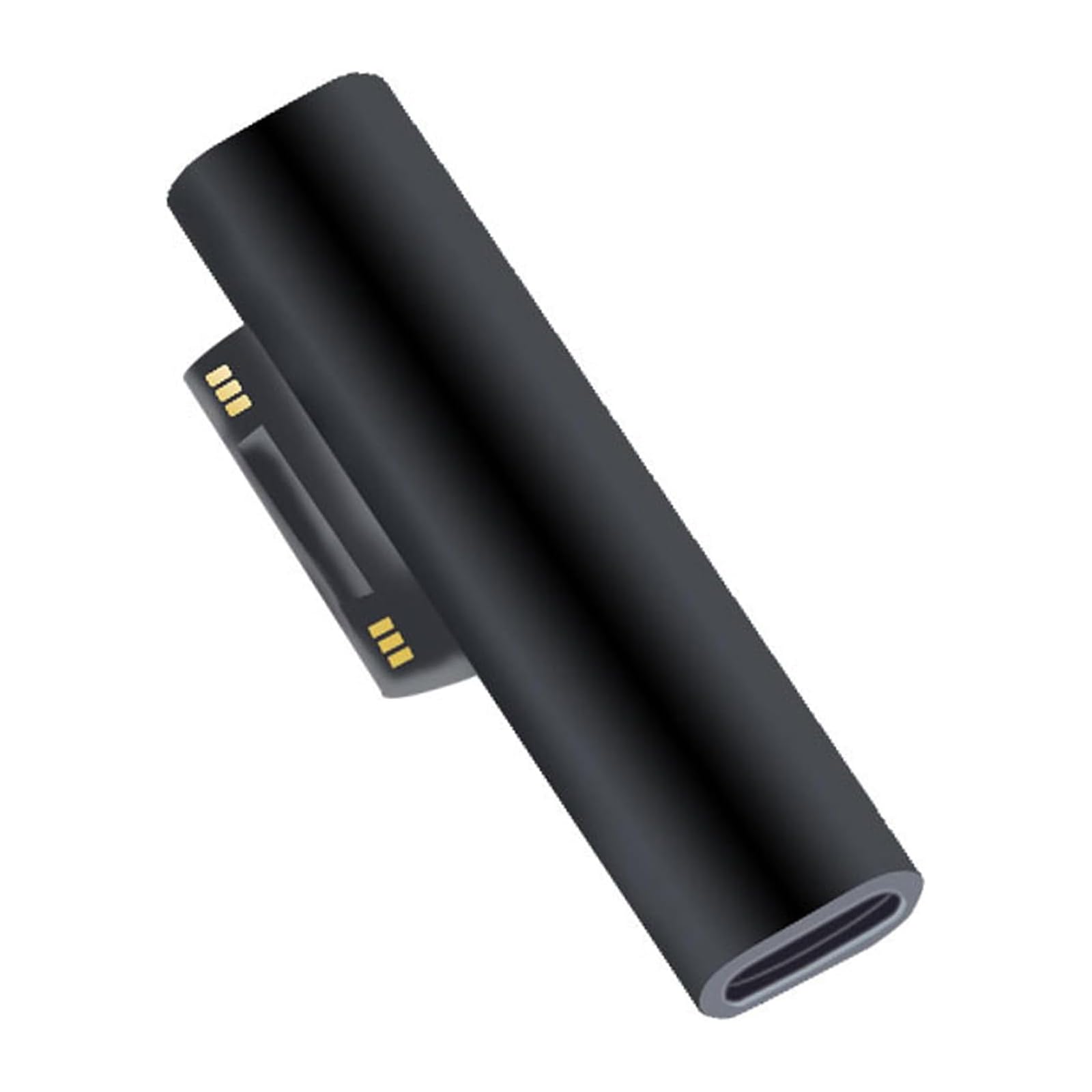 USB-CからSurface Pro高速充電アダプター15V/3A 65W PD PD PD C TYPE-TYPE-Cケーブル、Microsoft Surface Pro 7/6/6/5/4/3/X SurfaceGo1/2 Surface Sruse Laptop 1/2/3/ 4/5 Piccapulateコンピューター互換性（黒）