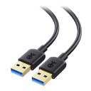 Cable Matters USB 3.0 ケーブル USB Type A オス オス ブラック 5Gbps 4.5m(2)