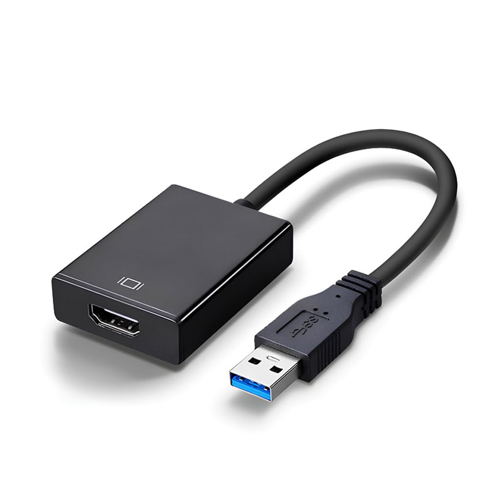 USB HDMI 変換 アダプタ USB HDMI ケーブル 【USB 3.0 (オス) to HDMI (メス)】1080P対応 5Gbps高速伝送 ドライバー内蔵 使用簡単 安定出力 コンパクト usb3.0 hdmi Windows XP/7/8/10 /11対応