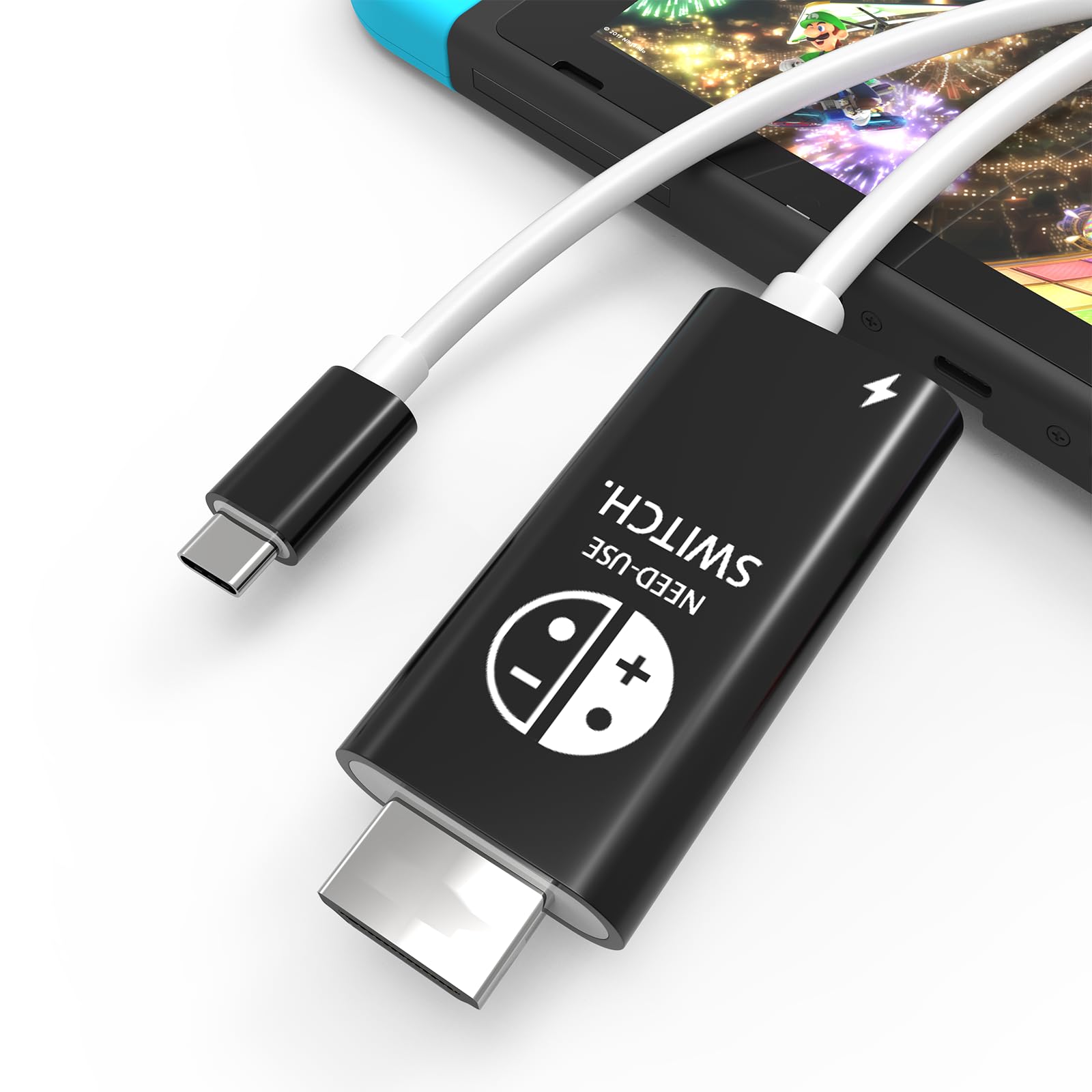 ニンテンドースイッチ 黒 ⚠️HDMIケーブルは付きません Nintendo Switch スイッチ ドック HDMI ケーブル 新色 オール