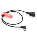 DRRI Vマウント電源 D-タップ→タイプC 14.8V電源ケーブル TILTA Nucleus Nano II ワイヤレスレンズコントロールモーター用