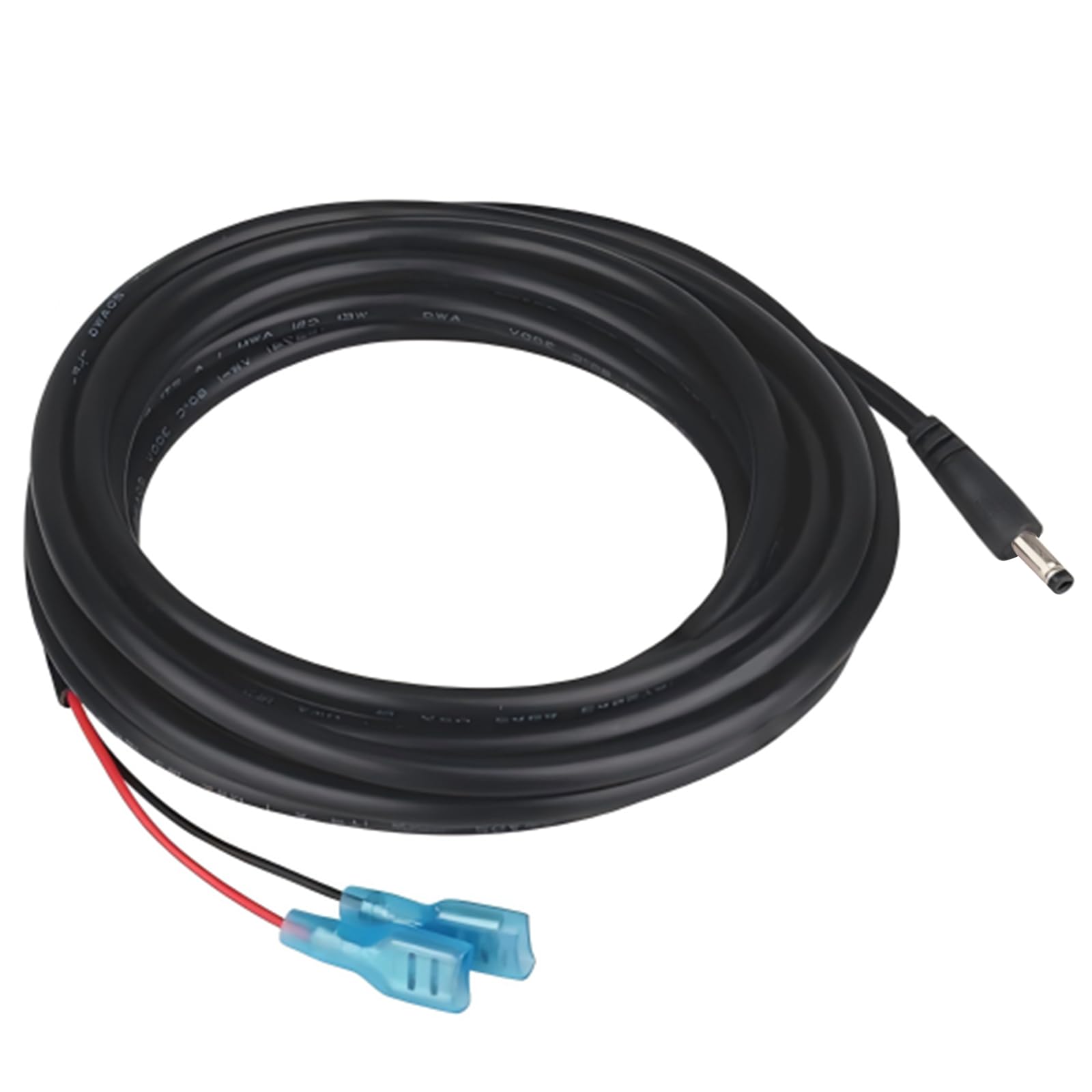Varbmt トレイルゲームカメラ電源ケーブル 22AWG 3.5x1.35mm 2A 12V DC外部電源ケーブル ポータブル電源、ソーラパネル、トレイルゲームカメラなどに対応 純銅芯 多重保護 防水 耐熱耐寒 耐摩耗 長