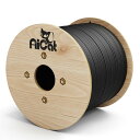 AiCat(エーアイキャット) Cat6(カテゴリ6)直接埋設ケーブル 300m - 23AWG ソリッド裸銅、550MHz、UL規格認定取得済み、非シールドツ...