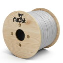 AiCat(エーアイキャット) Cat6(カテゴリ6)直接埋設ケーブル 300m - 23AWG ソリッド裸銅、550MHz、UL規格認定取得済み、非シールドツ...