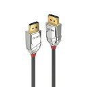 LINDY 0.5m CROMO LINE DisplayPort 1.4ケーブル(型番:36300)(2)