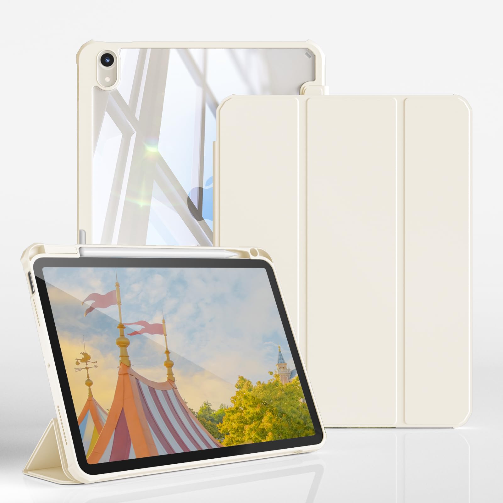 GKABXY iPad Air 11  M3/M2 (7/6 2025/2024) iPad Air 5/4  10.9  Ʃ ꥢ ϡɥХåС  PencilǼǽ 磻쥹б ޥ 