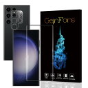 【1+1枚セット】に適用するGalaxy S23 Ultra SC-52D SCG20 ガラスフィルム 保護フィルム 強化ガラス 液晶 ガラス ケース フィルム硬度9H 旭硝子素材 気泡ゼロ 飛散防止 指紋防止 高感度 高透過率 衝撃