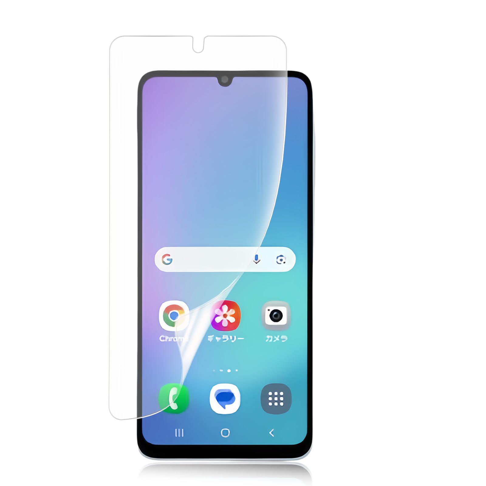【アンチグレア・指紋認証対応】V E V E N フィルム 向けの Galaxy A25 5G フィルム 軟 TPU素材 サラサラ タッチ感 超薄型 気泡消滅機能 SC-53F SCG33 指紋防止 浮き防止 アンチ反光 表面キズ修復 【ガ
