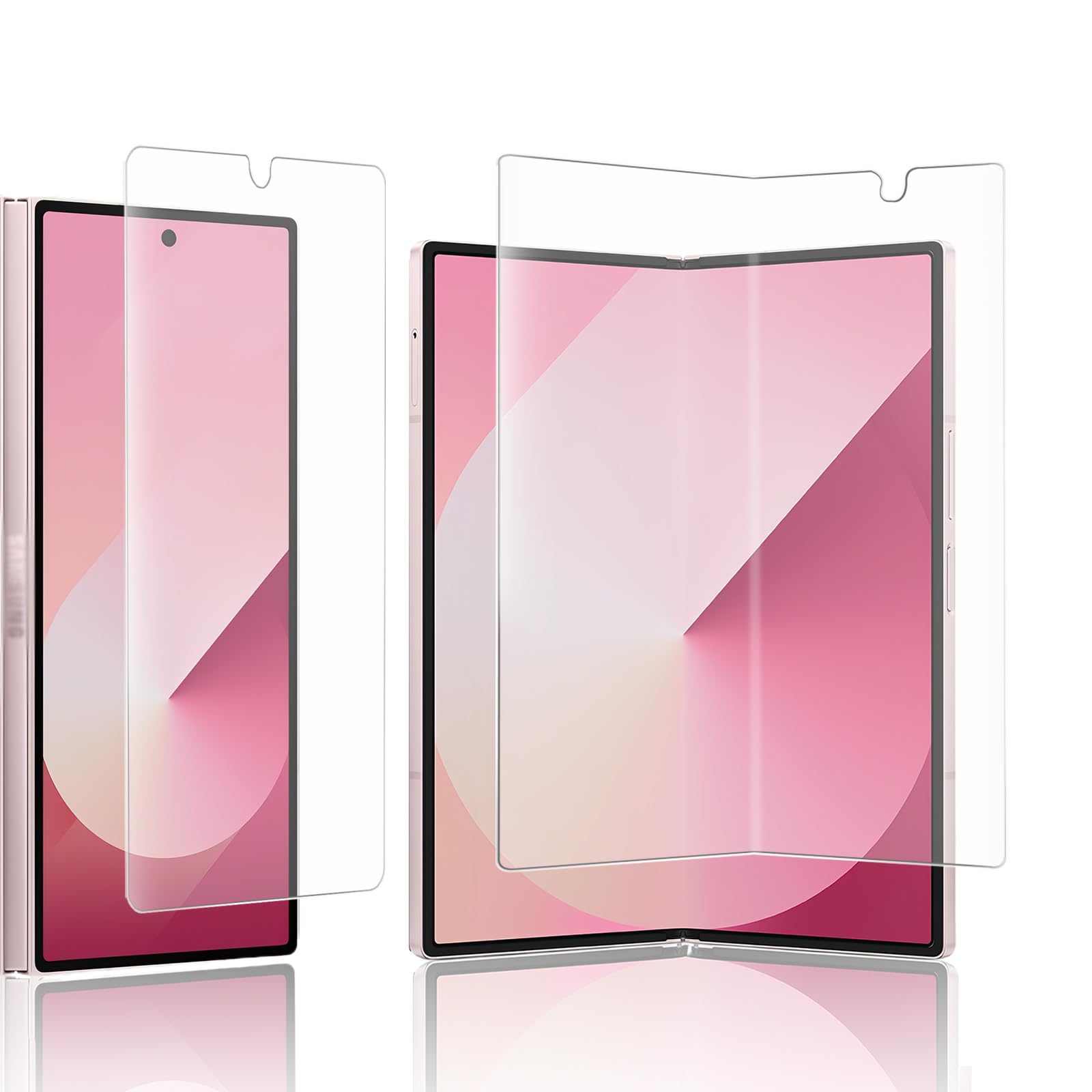 【アンチグレア・指紋認証対応】V E V E N フィルム 向けの Galaxy Z Fold5 フィルム 軟 TPU素材 サラサラ タッチ感 超薄型 気泡消滅機能 SCG22/SC-55D 指紋防止 浮き防止 アンチ反光 表面キズ修復 【ガ