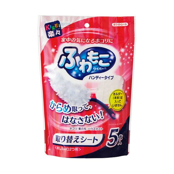 ■商品内容【ご注意事項】この商品は下記内容×10セットでお届けします。●取り替えシート、5枚入です。●毛足の長い2層構造シートでひと拭き。●からめる繊維で簡単お掃除。■商品スペックタイプ：取替シートシートサイズ：約140×105mm■送料・配送についての注意事項●本商品の出荷目安は【1 - 5営業日　※土日・祝除く】となります。●お取り寄せ商品のため、稀にご注文入れ違い等により欠品・遅延となる場合がございます。●本商品は仕入元より配送となるため、沖縄・離島への配送はできません。[ 6565 ]