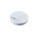 エレコム ポータブルCDプレーヤー/リモコン付属/有線&Bluetooth対応/ホワイト LCP-PAPB02WH