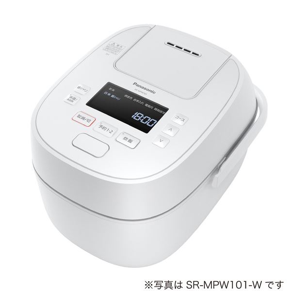 パナソニック 可変圧力IHジャー炊飯器 1.8L (ホワイト) SR-MPW181-W
