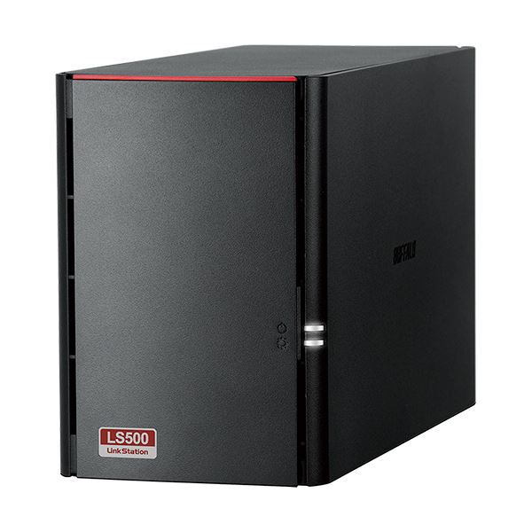 （まとめ）バッファロー LinkStationRAID機能搭載 ネットワークHDD 高速モデル 2ドライブ 6TB LS520D0602G 1台【×3セット】