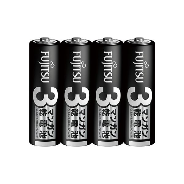 FDK 富士通 マンガン乾電池 単3形R6PU（4S） 1セット（40本：4本×10パック）