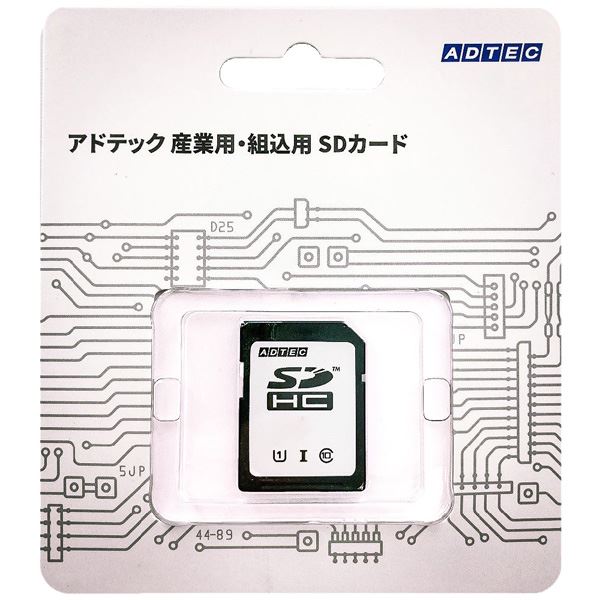 アドテック 産業用 SDHCカード 4GB Class10 UHS-I U1 aMLCブリスターパッケージ EHC04GPBWGBECDAZ