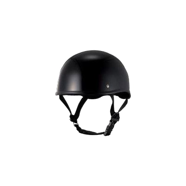 JUQUE（ジュクー）ハーフヘルメット XD001 ダックテールDUB フリー ブラック