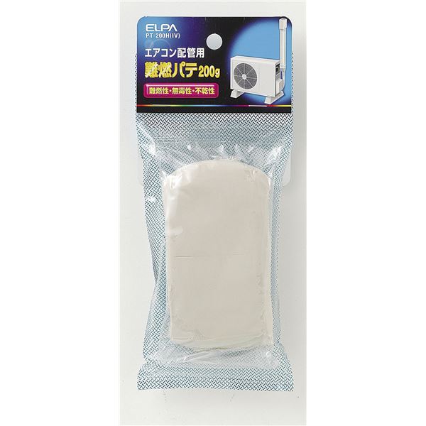 ■商品内容【ご注意事項】・この商品は下記内容×30セットでお届けします。■商品スペック■難燃パテ■ 重量：約200g■ 難燃性・無毒性・不乾性■ カラー：アイボリー●不乾性、難燃性、粘着性に優れた全天候タイプのエアコン配管用シールパテです。...