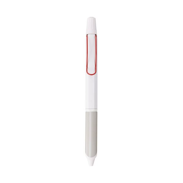 (まとめ) 三菱鉛筆 ジェットストリーム エッジ3色(黒・赤・青) 軸色ホワイトレッド 【×5セット】
