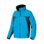 アイトス 全天候型ジャケット3層ミニリップ ブルー×チャコール Lサイズ AZ-56301-006-L 1着