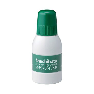 (まとめ) シヤチハタ スタンプ台専用補充インキ 40ml 緑 SGN-40-G 1個 【×30セット】