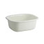 (まとめ) 洗い桶/ウォッシュタブ 【角型】 抗菌効果 プラスチック製 ホワイト キッチン用品 『ポゼ』 【40個セット】