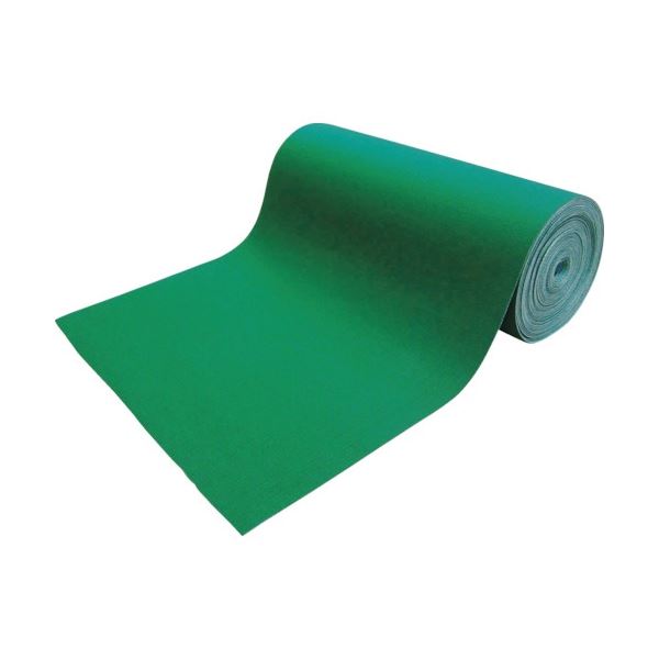 TRUSCO 吸油・吸水ロールマット 緑 フィルム付 約幅900mm×25m TFGN-F-925 1巻
