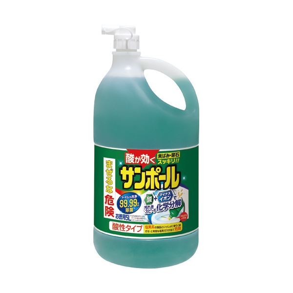 （まとめ）大日本除蟲菊 KINCHO サンポールK 業務用 5L 1本 【×3セット】